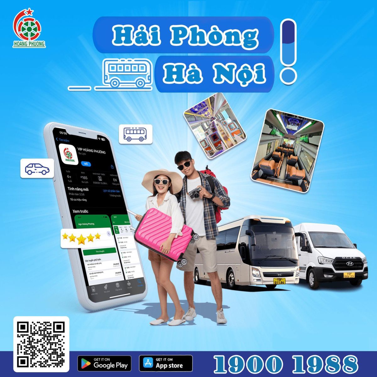 Hoàng Phương Limousine mang đến sự lựa chọn hoàn hảo cho hành khách với nhu cầu di chuyển tiện nghi