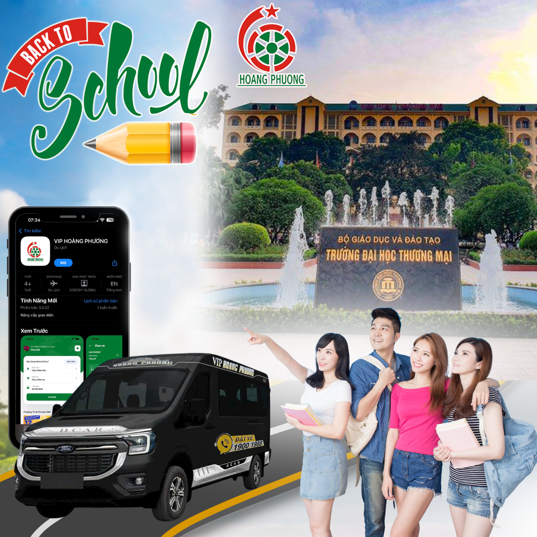 Tân sinh viên Hải Phòng lên Hà Nội nhập học có ngay Hoàng Phương Limousine