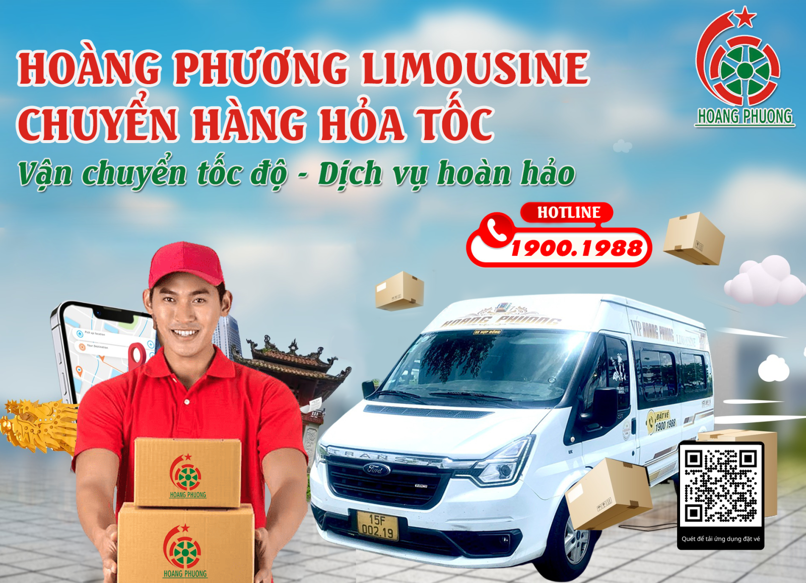 Hoàng Phương Limousine tự hào cung cấp dịch vụ chuyển phát nhanh từ Hải Phòng đi Hà Nội