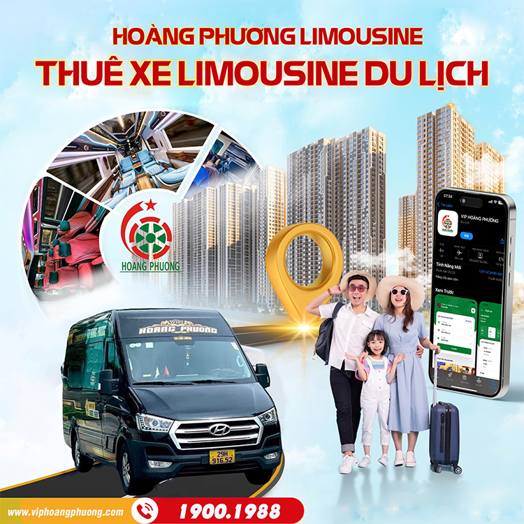 Kinh nghiệm thuê xe du lịch thoải mái với limousine của Hoàng Phương