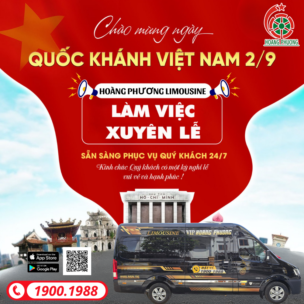 Hoàng Phương Limousine - Hoạt động xuyên lễ Quốc Khánh 2/9