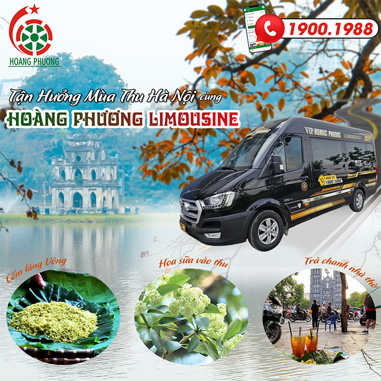 Tận hưởng sắc thu Hà Nội cùng Hoàng Phương Limousine