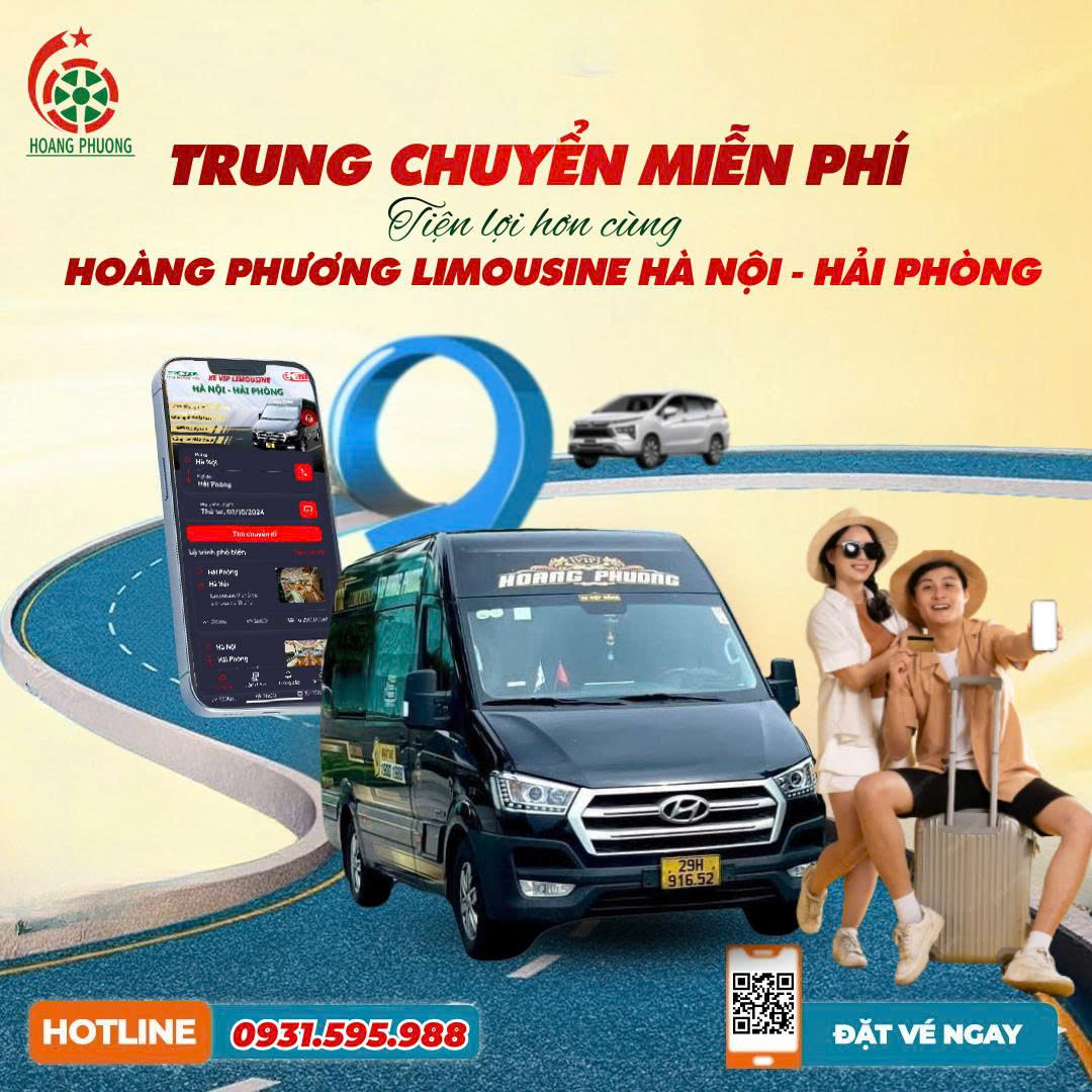 Dịch vụ trung chuyển miễn phí: Giải pháp di chuyển tiện lợi, tiết kiệm chi phí cùng Hoàng Phương Limousine 