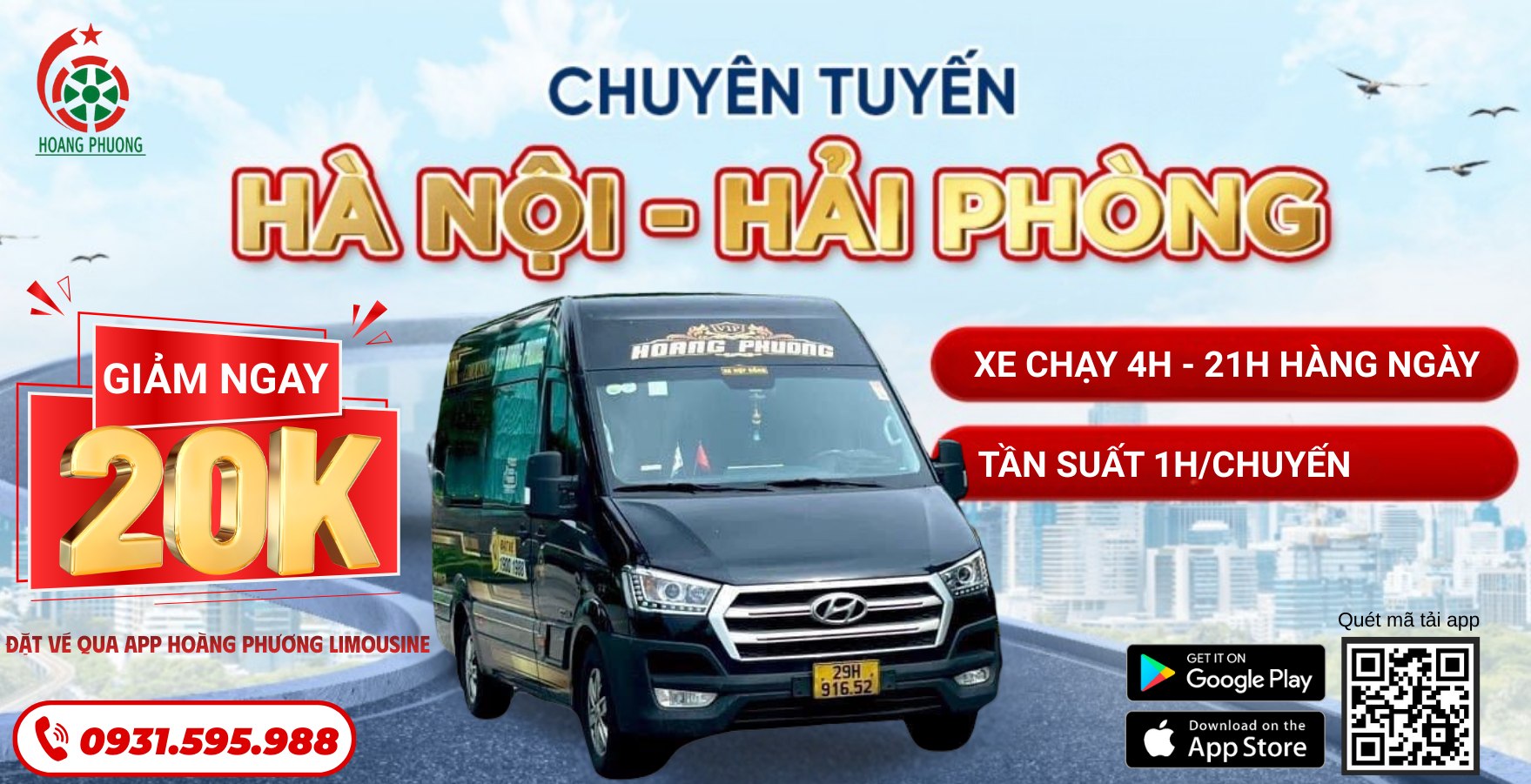 ƯU ĐÃI ĐẶC BIỆT - GIẢM NGAY 20.000đ KHI ĐẶT VÉ